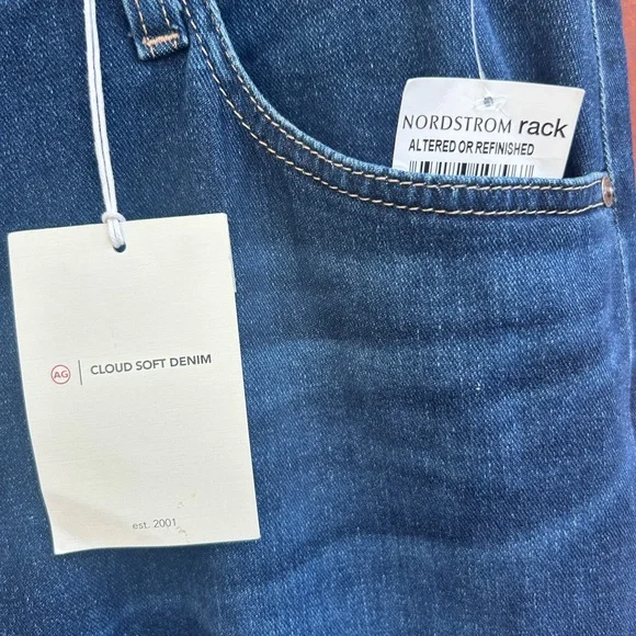 NWT AG Adriano Goldschmied Mens Graduate Tailored Leg Cloud Soft Denim Jeans Z6